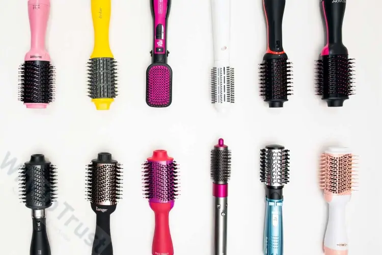 Hair dryer brush